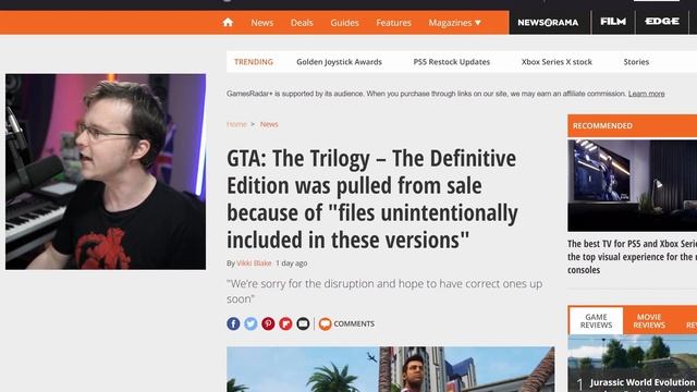 Grand Theft Auto: The Trilogy Disaster Continues - A Definitive Disappointment смотреть онлайн