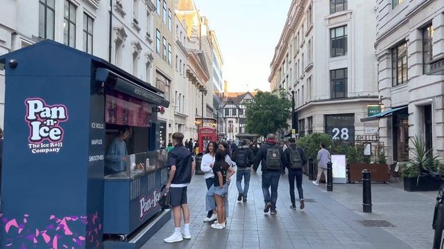 London Walk ?? OXFORD Street, Carnaby Street to Piccadilly Circus | Central London Walking Tour. HD