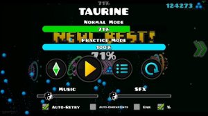 МОЙ НОВЫЙ СЛОЖНЕЙШИЙ ДЕМОН!!! (Прохождение Taurine)! ► Geometry Dash #90
