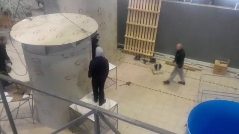 КНС (8м3 рассчитанная для очистной на 170 человек)