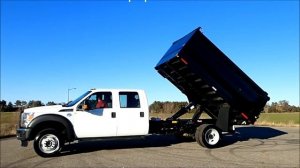 Ford F550 Super Duty 4x4 with Rugby Dump Body for sale by CarCo Truck