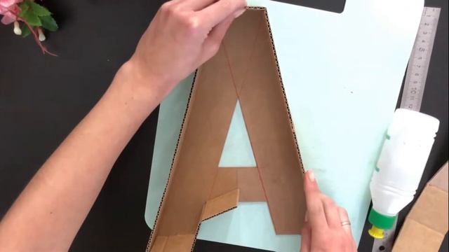 Как сделать объемную букву или объемную цифру на день рождение. 3D буква. DIY. Decor