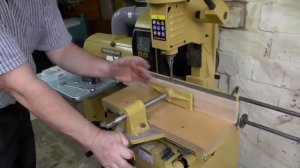 Обзор и работа - Powermatic 719T Долбёжно пазовальный станок.