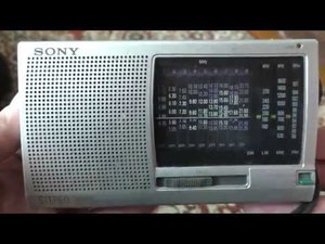 SONY ICF-SW11. Приём SSB на 7 мГц