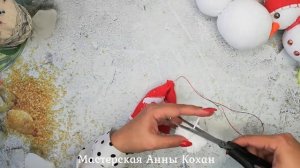 DIY☃КАК СШИТЬ СНЕГОВИКА ЗА 5 МИНУТ!!!☃СНЕГОВИК ИЗ НОСКОВ☃МАСТЕР КЛАСС☃КАК СДЕЛАТЬ НОСИК МОРКОВКУ☃