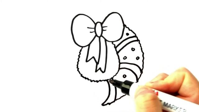 КАК НАРИСОВАТЬ РОЖДЕСТВЕНСКИЙ ВЕНОК смотреть онлайн