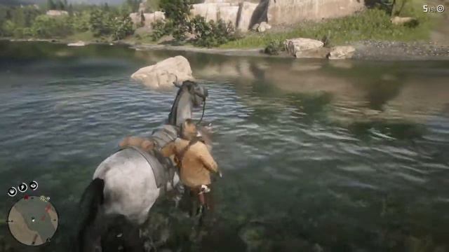 Red Dead Redemption 2_мертвый олень встал и с него сняли шкуру смотреть онлайн