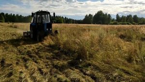 Обработка земли после 30 лет залежалости Бороной БДМ 2 4х2Н