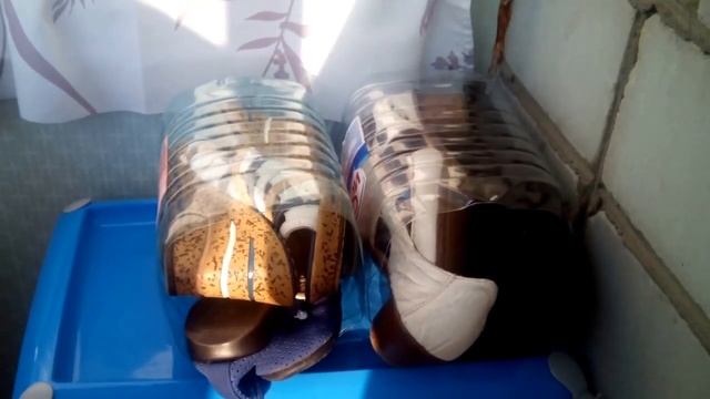 Пледик из тряпочек для уборки из магазина ФиксПрайс, как я храню летнюю обувь. смотреть онлайн