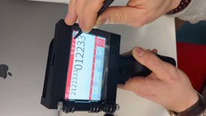 Создание текста в несколько строк -   Маркиратор каплеструйный