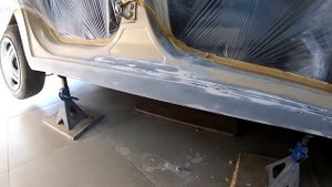 Ситроен С4 (Citroen C4). Покраска порогов своими руками.