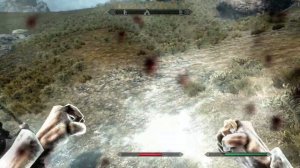 Skyrim: Fighting an Elder Dragon Elgato 1080p