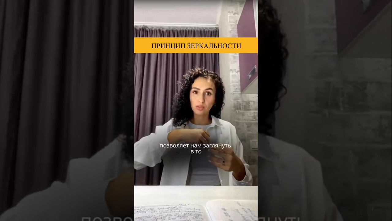 О принципе зеркальности в описании