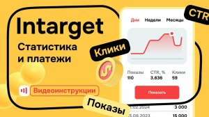 Intarget - Статистика и платежи на Satom.ru