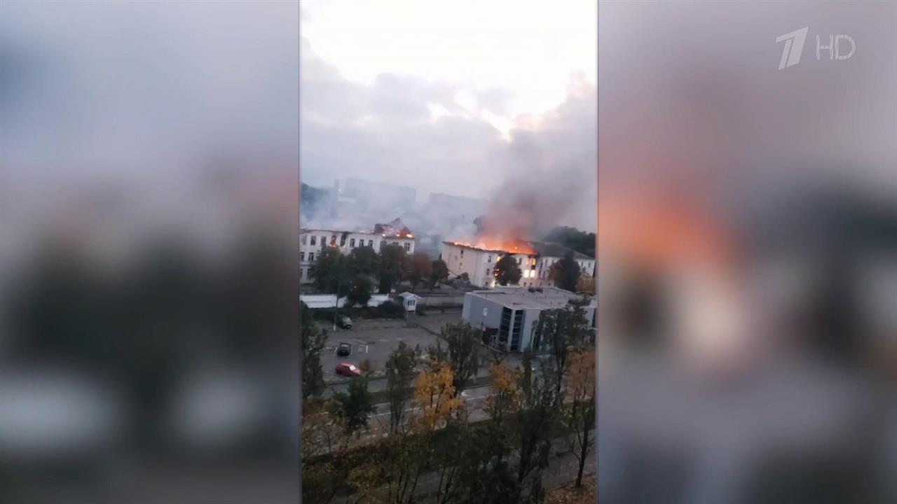 Шесть ударных беспилотников-камикадзе атаковали казармы, где располагались украинские националисты