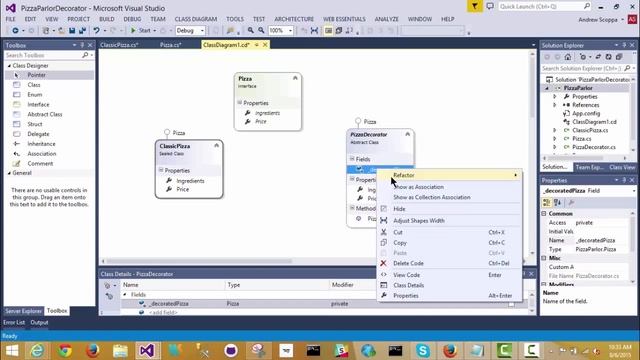 How to Use the Class Diagram Tool in Visual Studio смотреть онлайн