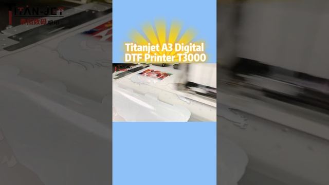 High speed printing new desktop A3 white ink stamping machine with two print heads for T-shirts,hat