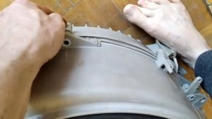 ZANUSSI замена подшипника в барабане