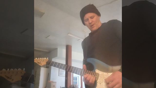 Late night guitar practice cover jam performance Prince solo My guitar gently Weeps смотреть онлайн