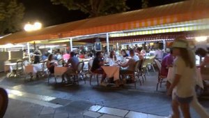 Английская набережная Ницца на закате | очереди в рестораны | вот такая она ночная Ницца