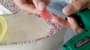 DIY Как сделать объемную ЦИФРУ ИЗ СТРАЗ НА ПРАЗДНИК / Инкрустация стразами