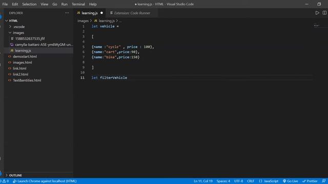 JavaScript tutorial , Filter and Find Method - Chapter 1 #javascript #filter #find