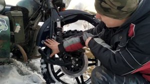 Рычажная вилка своими руками часть #2 на урал, днепр