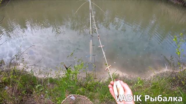 РЫБАЛКА на ПАУК | ЛОВЛЯ на ПОДЪЁМНИК в РУЧЬЕ.