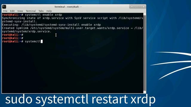Install xRDP in Kali Linux with Windows 10 | xRDP installation | V 2019.4 смотреть онлайн