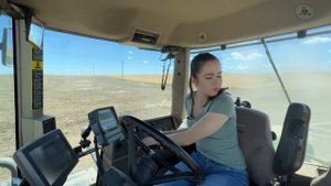 Driving Our Big John Deere Tractor - Montana Farming