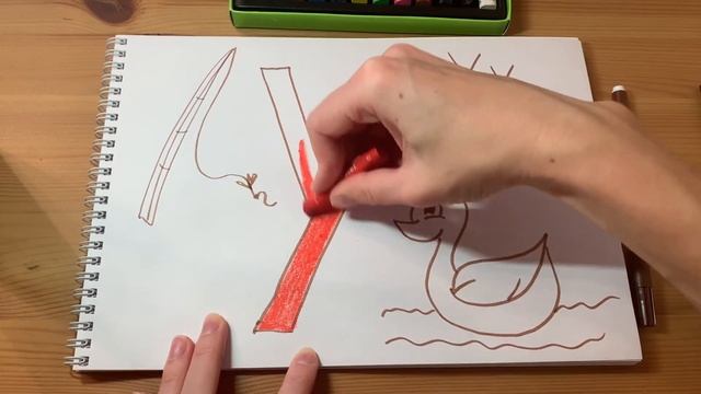 ИЗУЧАЕМ БУКВЫ АЛФАВИТА/ БУКВА У / РИСУЕМ И ЗАПОМИНАЕМ