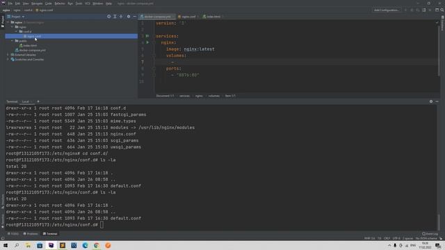 Docker в целом и docker для laravel 6. Volume в docker compose. Пишем свой первый конфиг nginx