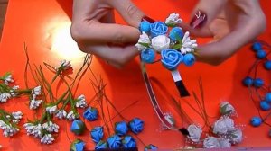 DIY: Ободок-Веночек для волос своими руками # The rim is a wreath with your own hands