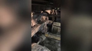 Замена задней рессоры/MAN