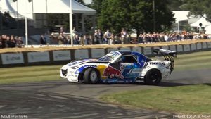 1200hp 4-Rotor 26B TT Mazda Miata MX-5 - Mad Mike' RADBUL Ripping at Goodwood FoS!