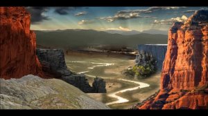 Digital Matte Painting - Into the River Valley - Photoshop Demo Reel