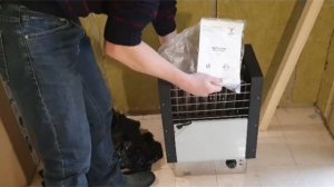 Электрокаменка УМТ "Fiva" ЭКМ-8 кВт/220В-380В, корпус нержавеющий, со встроенным пультом