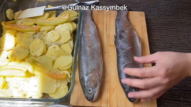 Форель в духовке.Вкусный И Лёгкий Ужин. рыба в духовке смотреть онлайн
