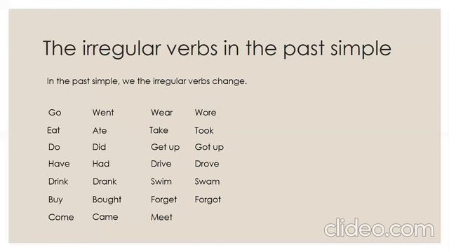 past simple affirmative  part 1 смотреть онлайн