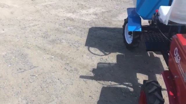Минитрактор из мотоблока Ока 7 л.с