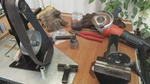 Строю гриндер - часть 3 + клею абразивную ленту