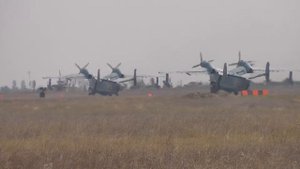 Вылет Бериев Бе-12 на парад ВМФ России