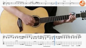 I Want It That Way - Backstreet Boys - Guitar cover | Sheet and Tab Easy Version