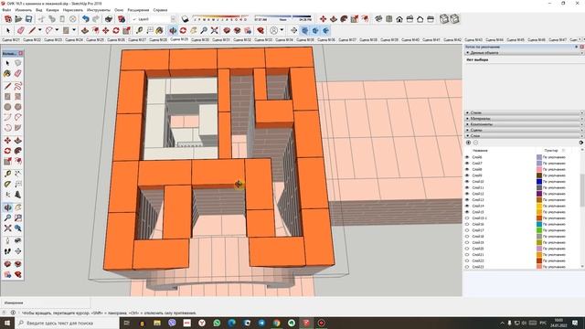 Классная печь с камином и лежанкой. Подробная порядовка. смотреть онлайн