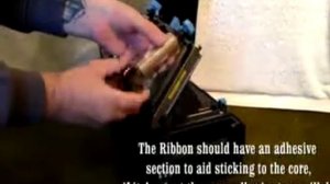 Installing the Ribbon and media in a Citizen CL-S631