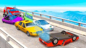 ВРЕЗАЛСЯ В ПРОБКУ НА СКОРОСТИ 700 КМ В ЧАС! САМЫЕ МОЩНЫЕ АВАРИИ В BeamNG.drive