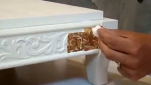 «Золочение» - нанесение на поверхность изделия листового (Поталь) золота, серебра и других металлов