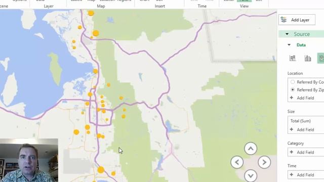 Excel Video 509 3D Maps Bubble Chart смотреть онлайн