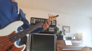 Fender 62 fretless jazz bass of doom and Acoustic control 360/ 361/320