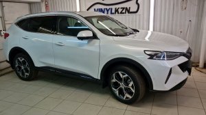 Haval F7 - полировка кузова, забронировали переднюю часть и все зоны риска плёнкой, нанесли керамику